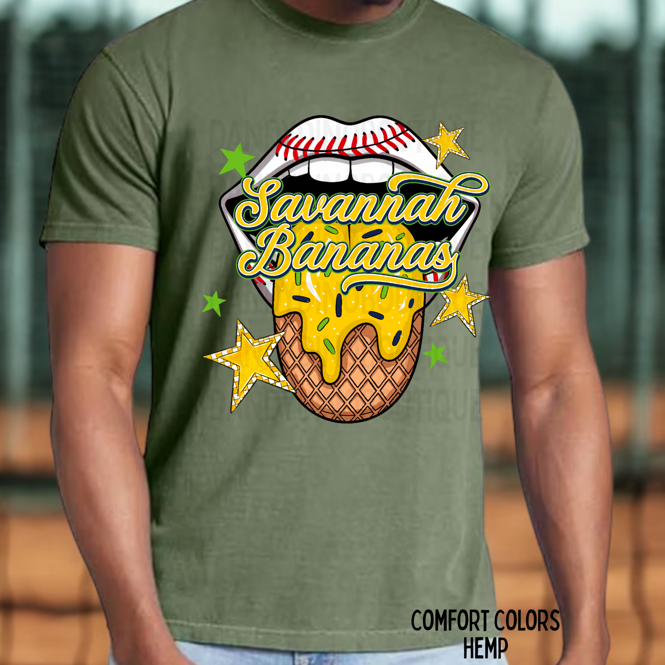 Banana Baseball Tongue Drip - Short Sleeve