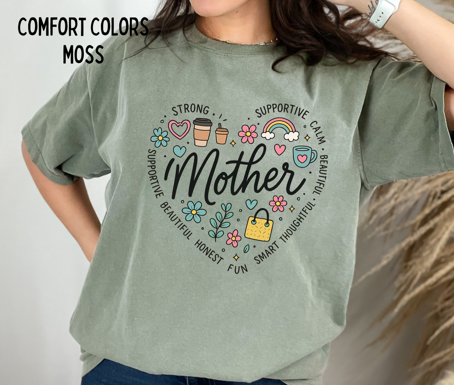 Mother Heart Short Sleeve T-Shirt