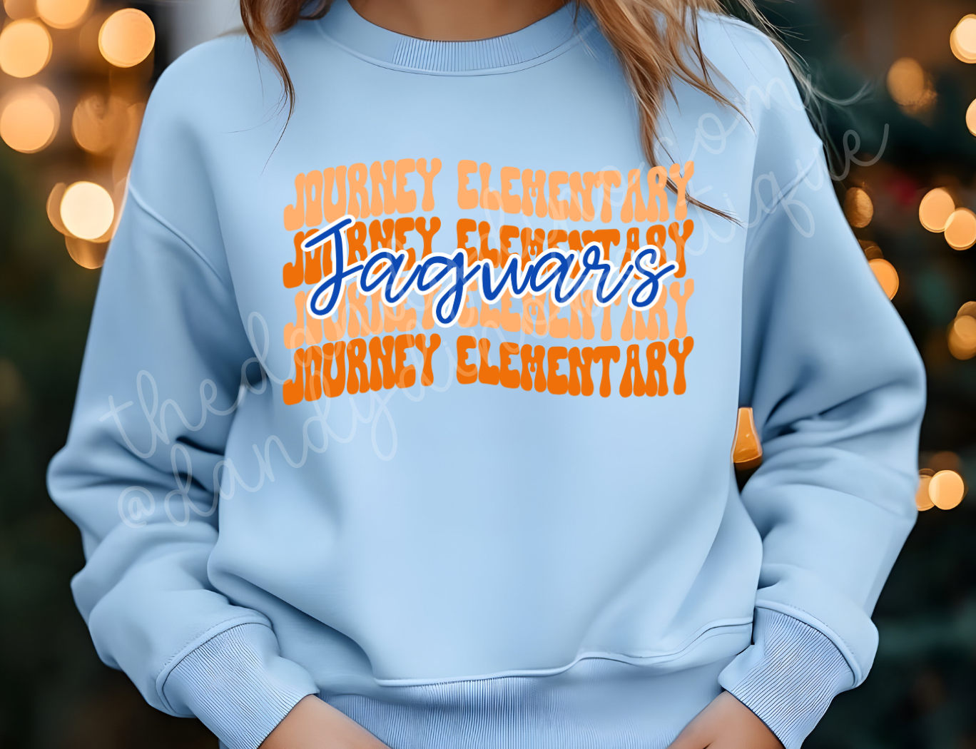 Journey Elementary Jaguars Wavy - Sweatshirt