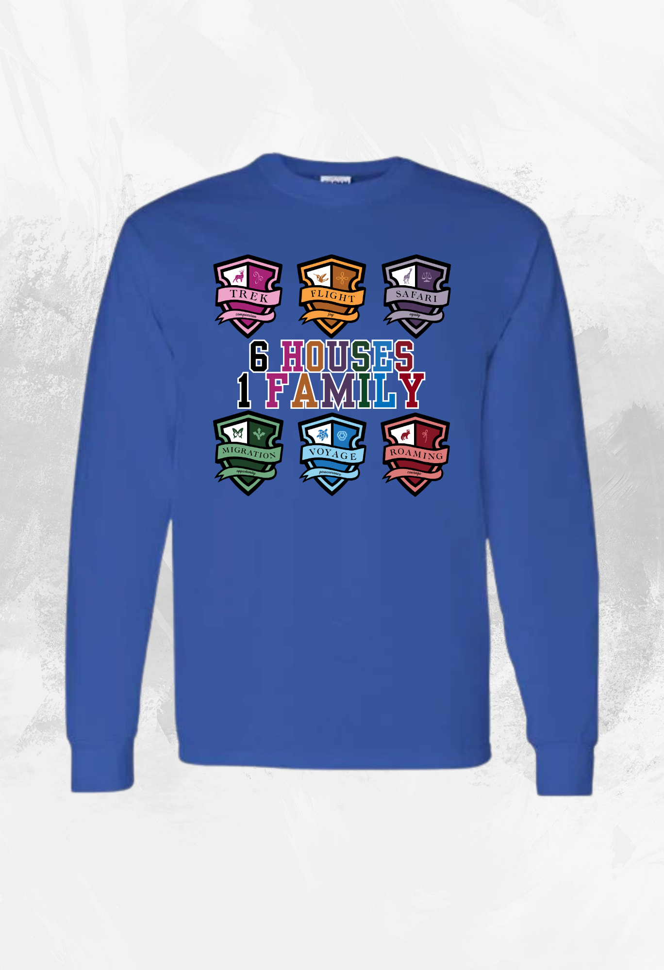JOURNEY ELEMENTARY - 6 Houses 1 Family Long Sleeve