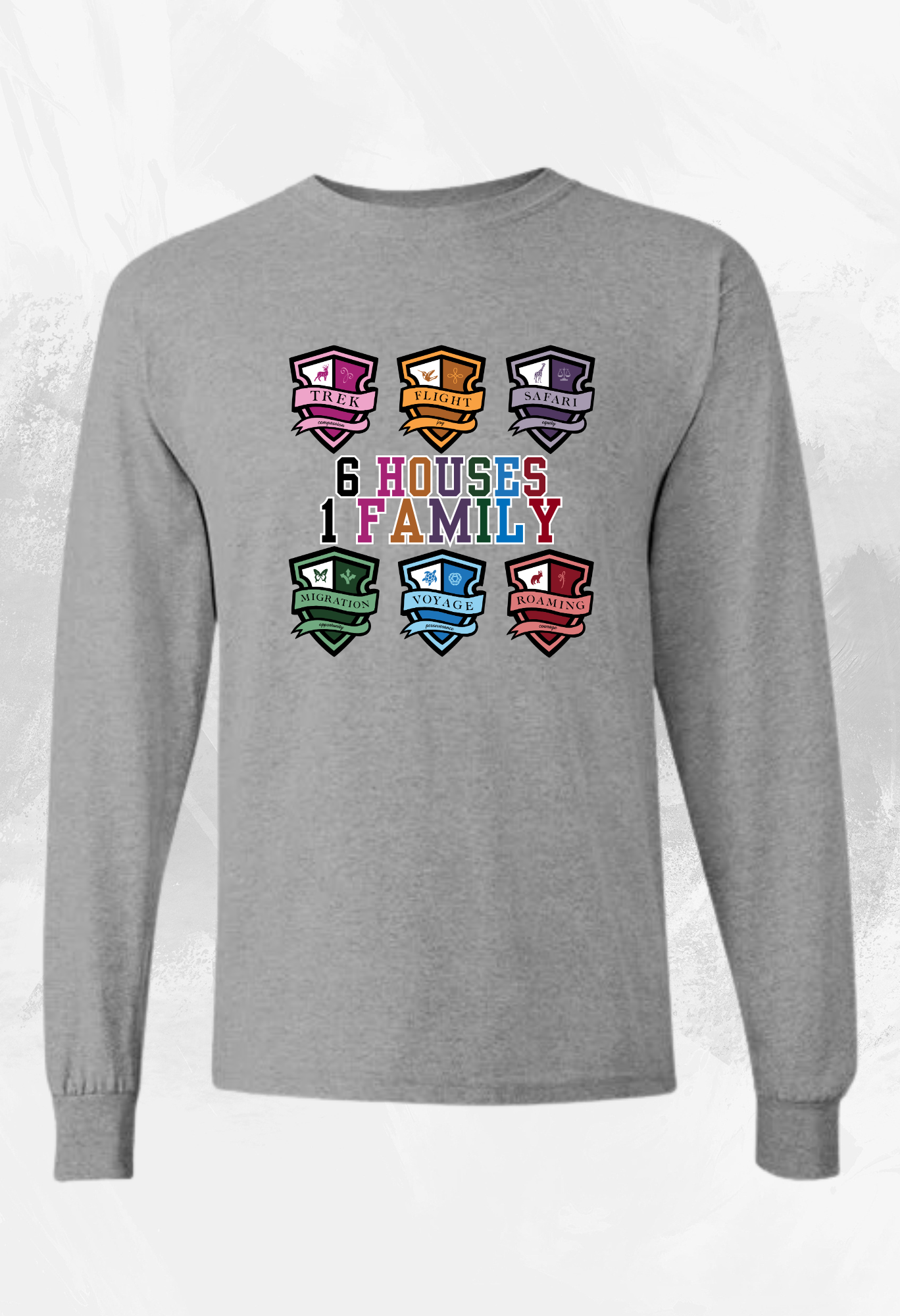 JOURNEY ELEMENTARY - 6 Houses 1 Family Long Sleeve