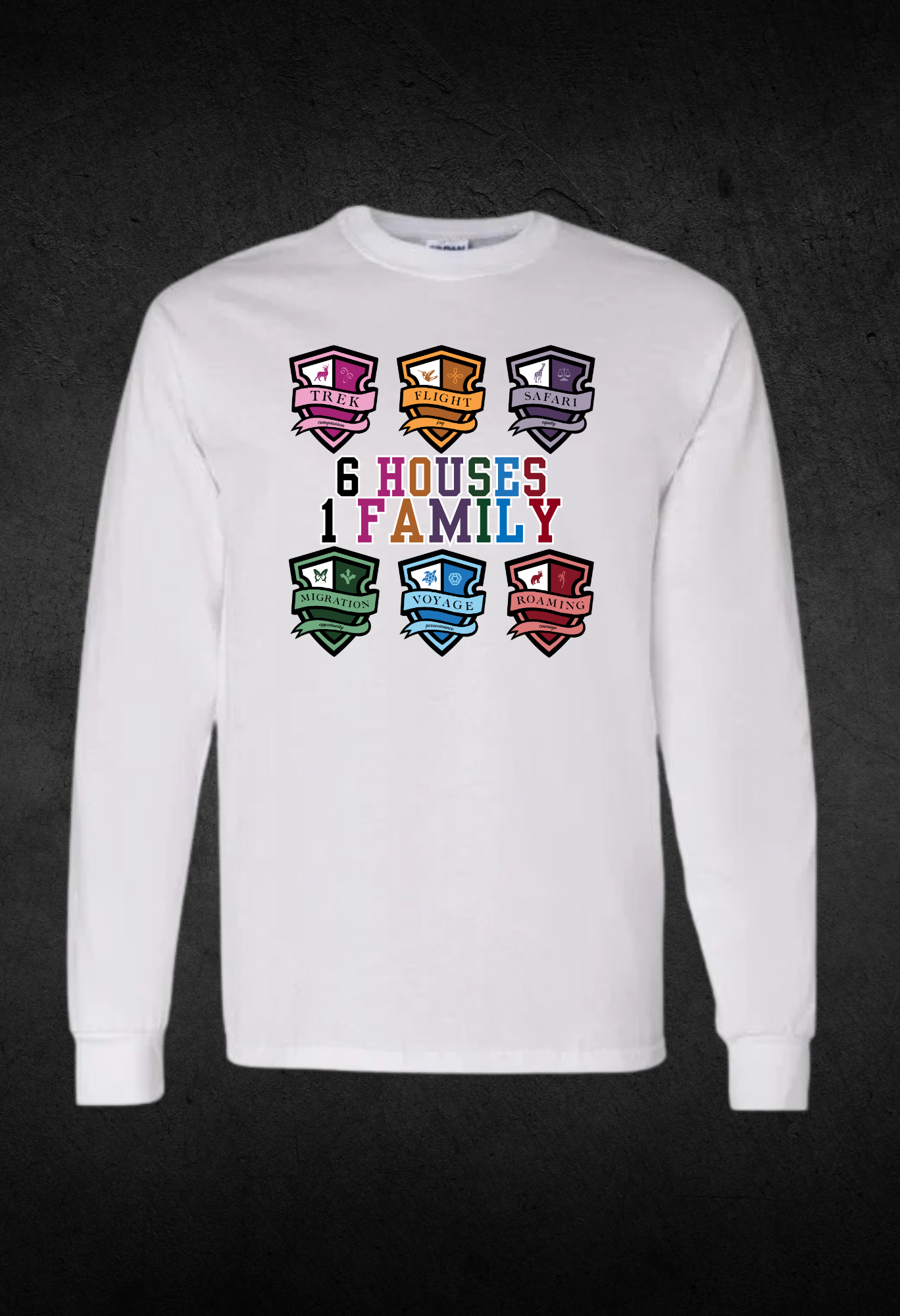 JOURNEY ELEMENTARY - 6 Houses 1 Family Long Sleeve
