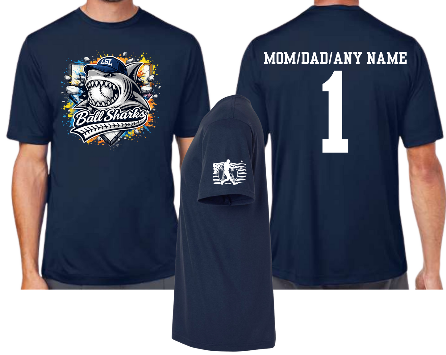 Ball Sharks Jersey Style - Short Sleeve
