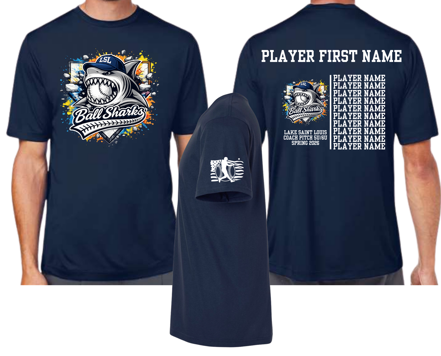Ball Sharks Team Shirt - Short Sleeve