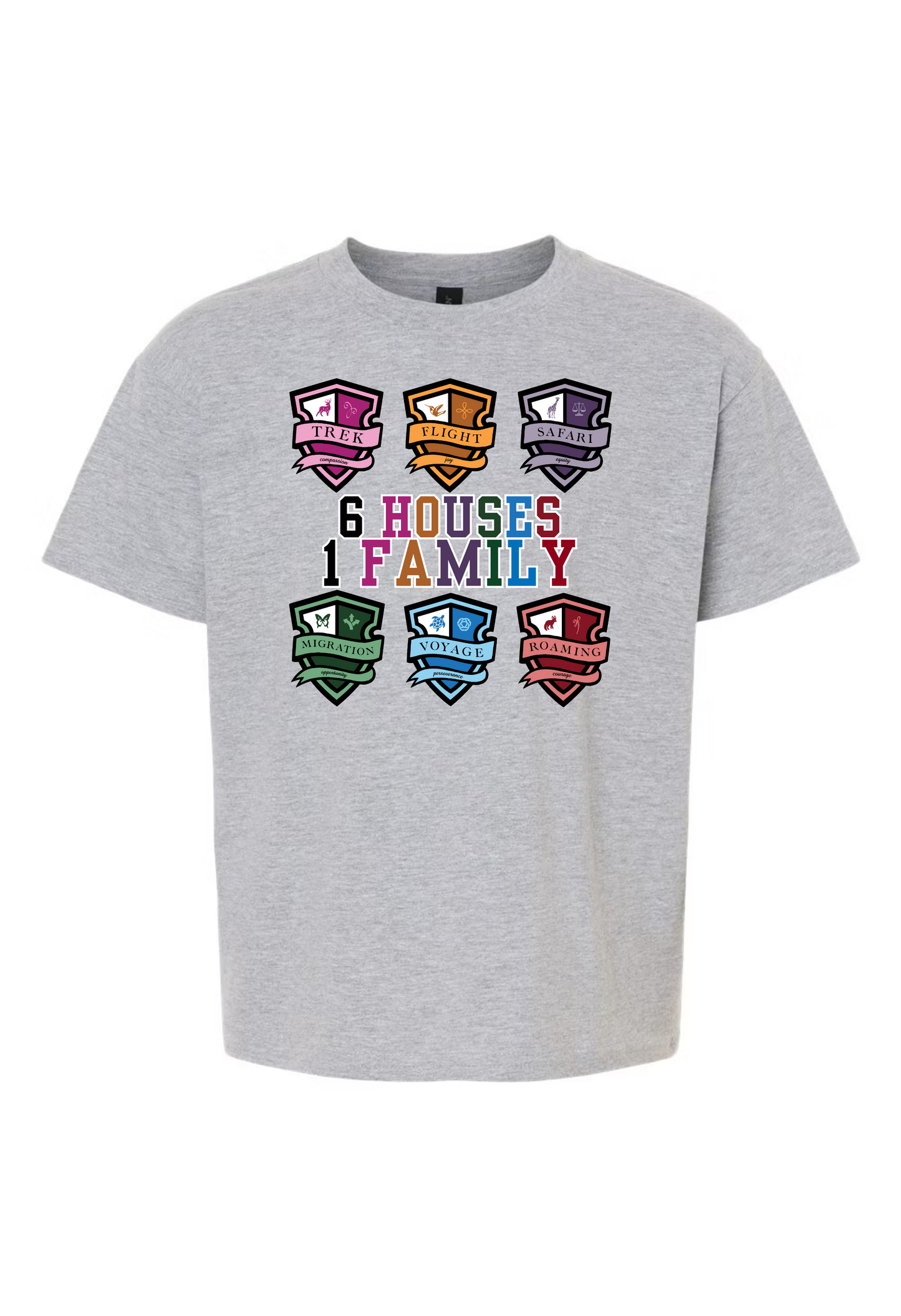 JOURNEY ELEMENTARY - 6 Houses 1 Family Short Sleeve