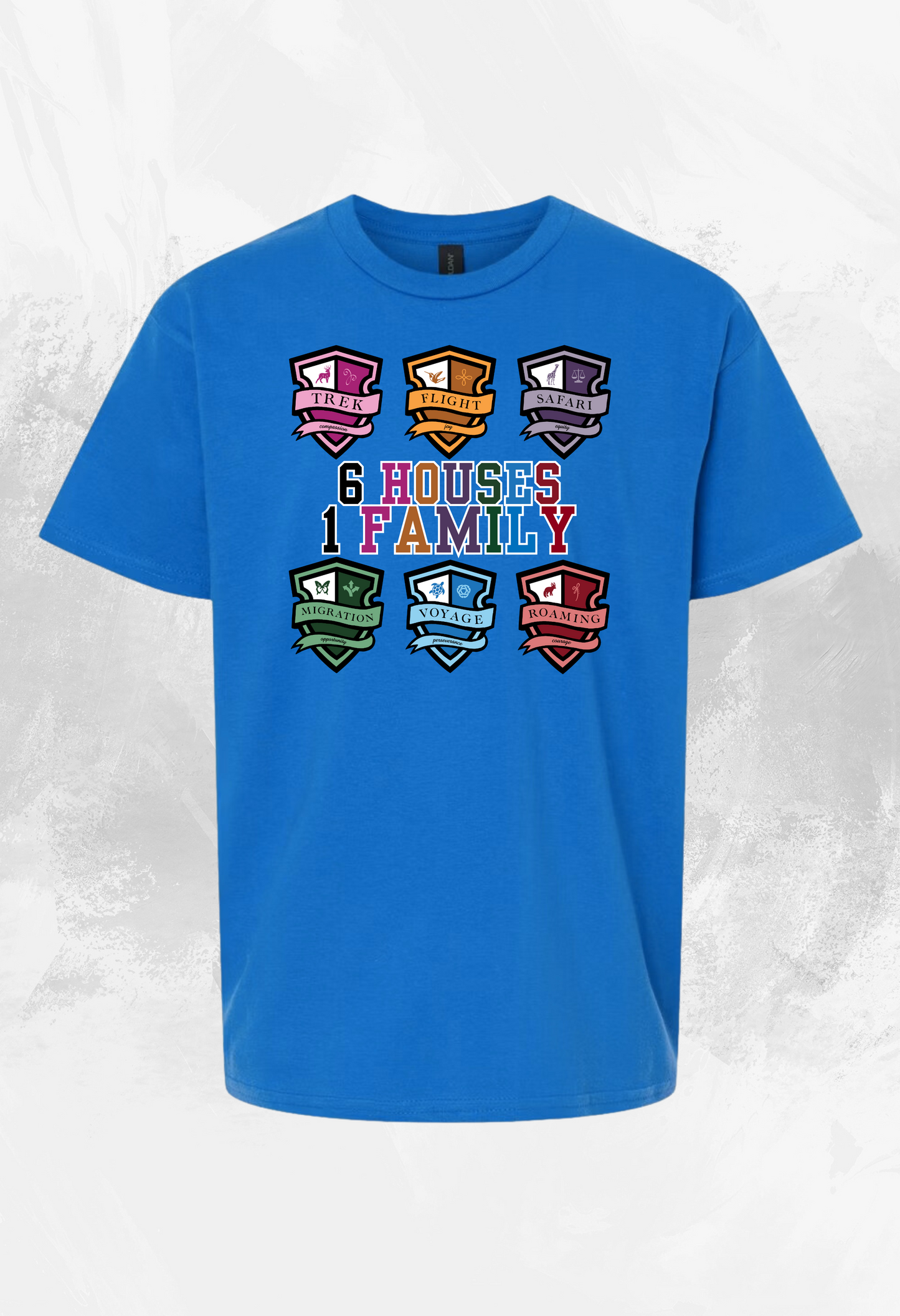 JOURNEY ELEMENTARY - 6 Houses 1 Family Short Sleeve