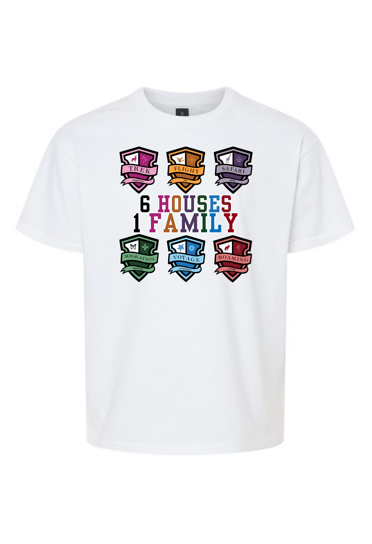 JOURNEY ELEMENTARY - 6 Houses 1 Family Short Sleeve