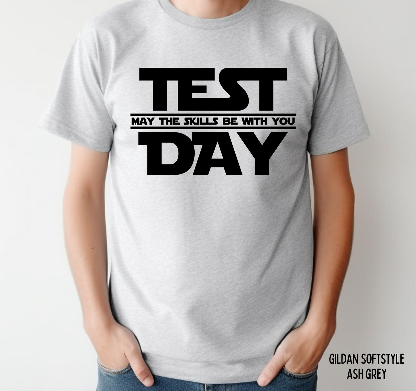 Test Day May The Skills Be With You Short Sleeve T-Shirt