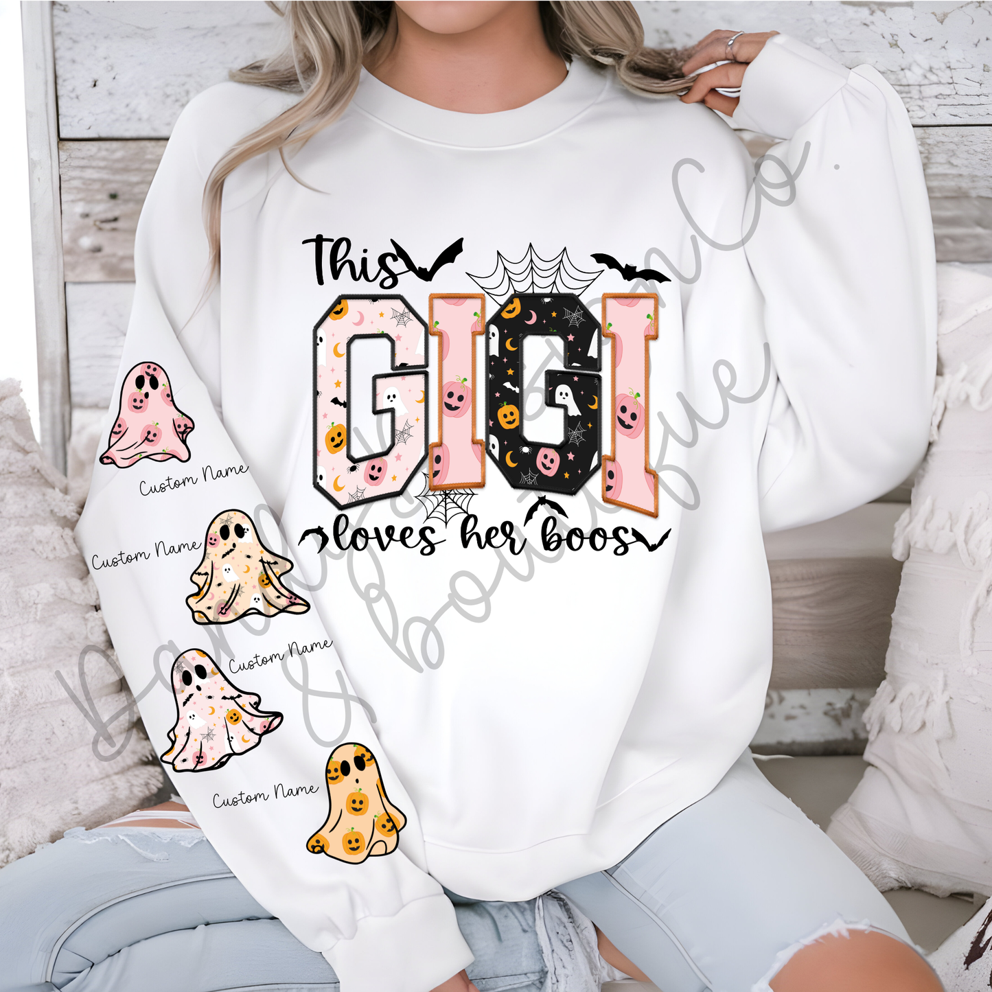 Loves Her Boos Personalized Sweatshirt