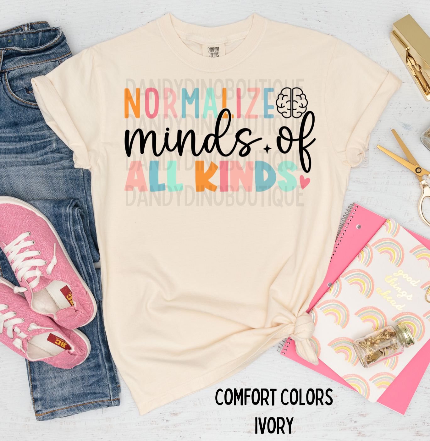 Normalize Minds of All Kinds Short Sleeve T-Shirt
