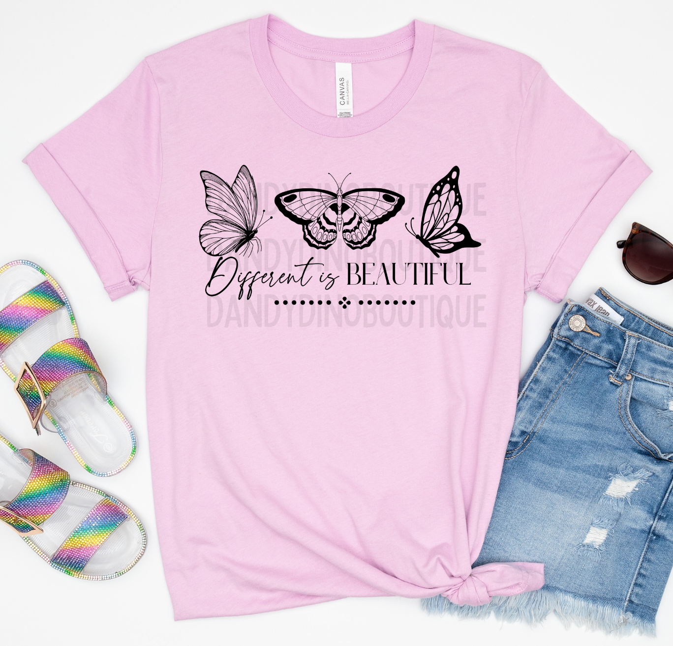 Different Is Beautiful Short Sleeve T-Shirt