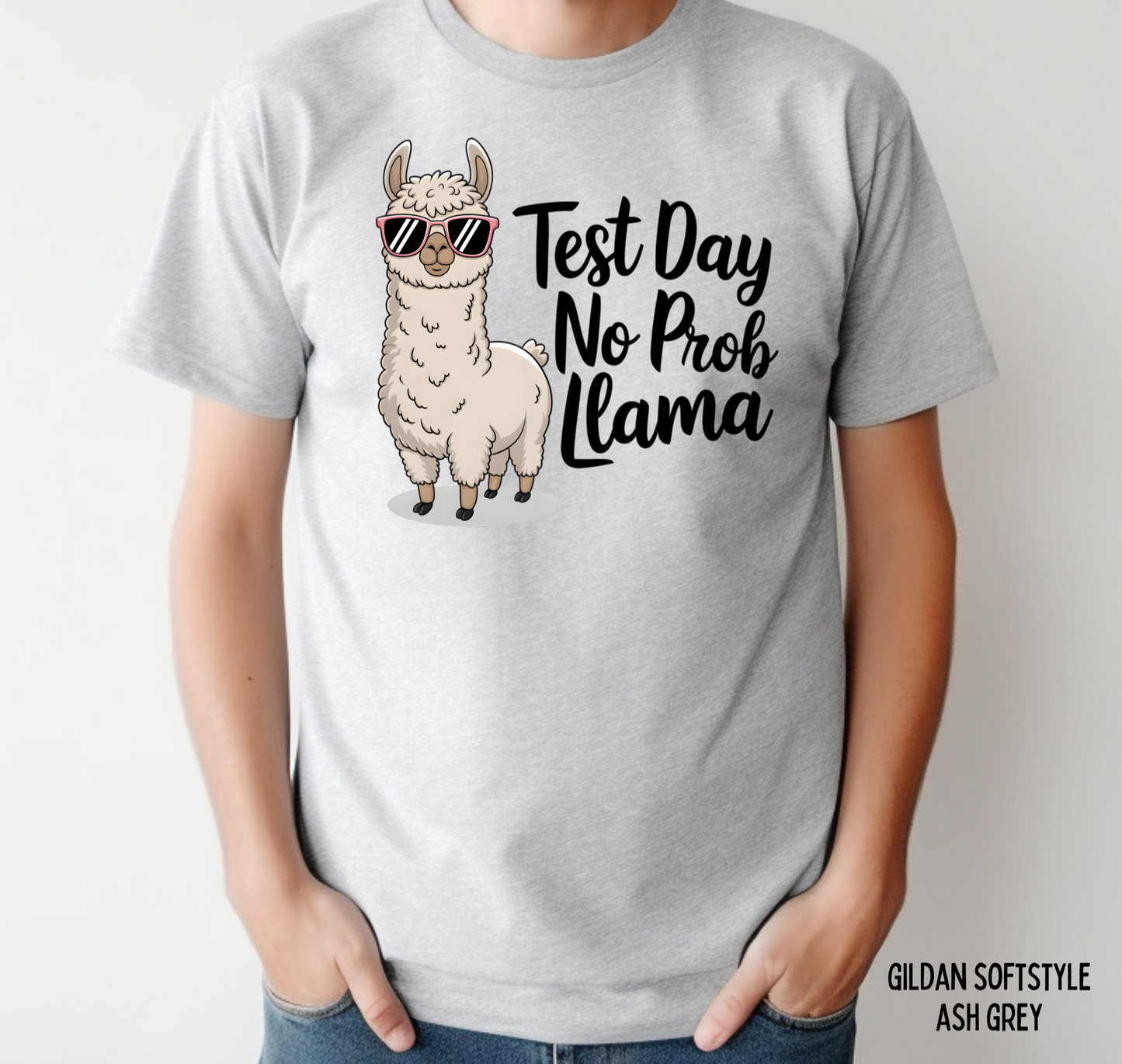 Test Day No Prob Llama Short Sleeve T-Shirt