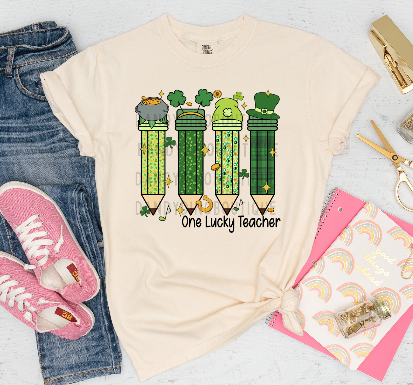 One Lucky Teacher St. Patrick's Short Sleeve