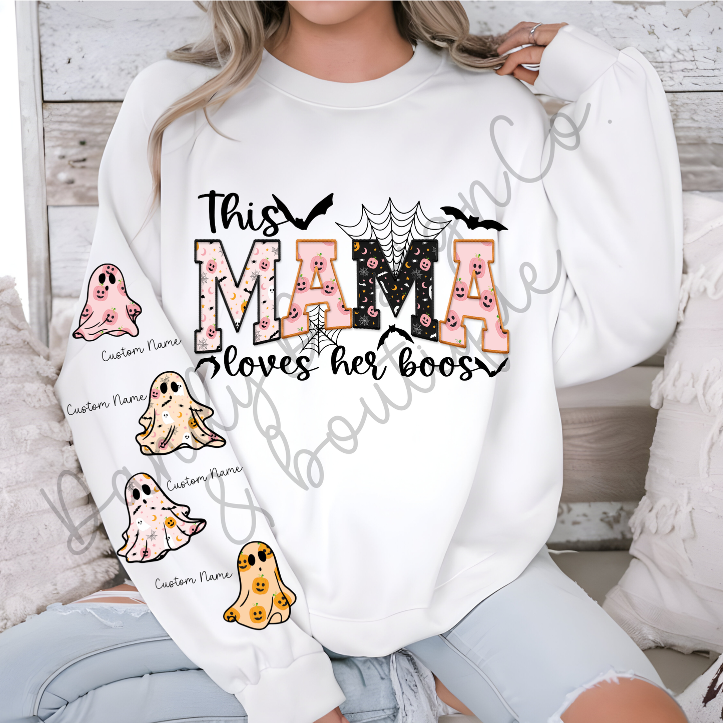 Loves Her Boos Personalized Sweatshirt