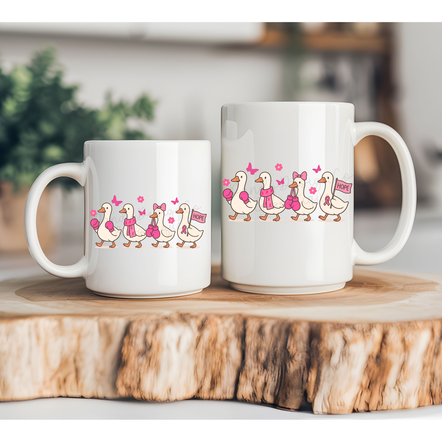 Breast Cancer Awareness Goose - Coffee Mug 11oz/15oz