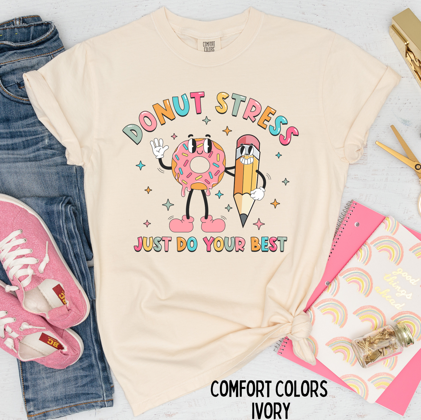 Donut Stress Short Sleeve T-Shirt