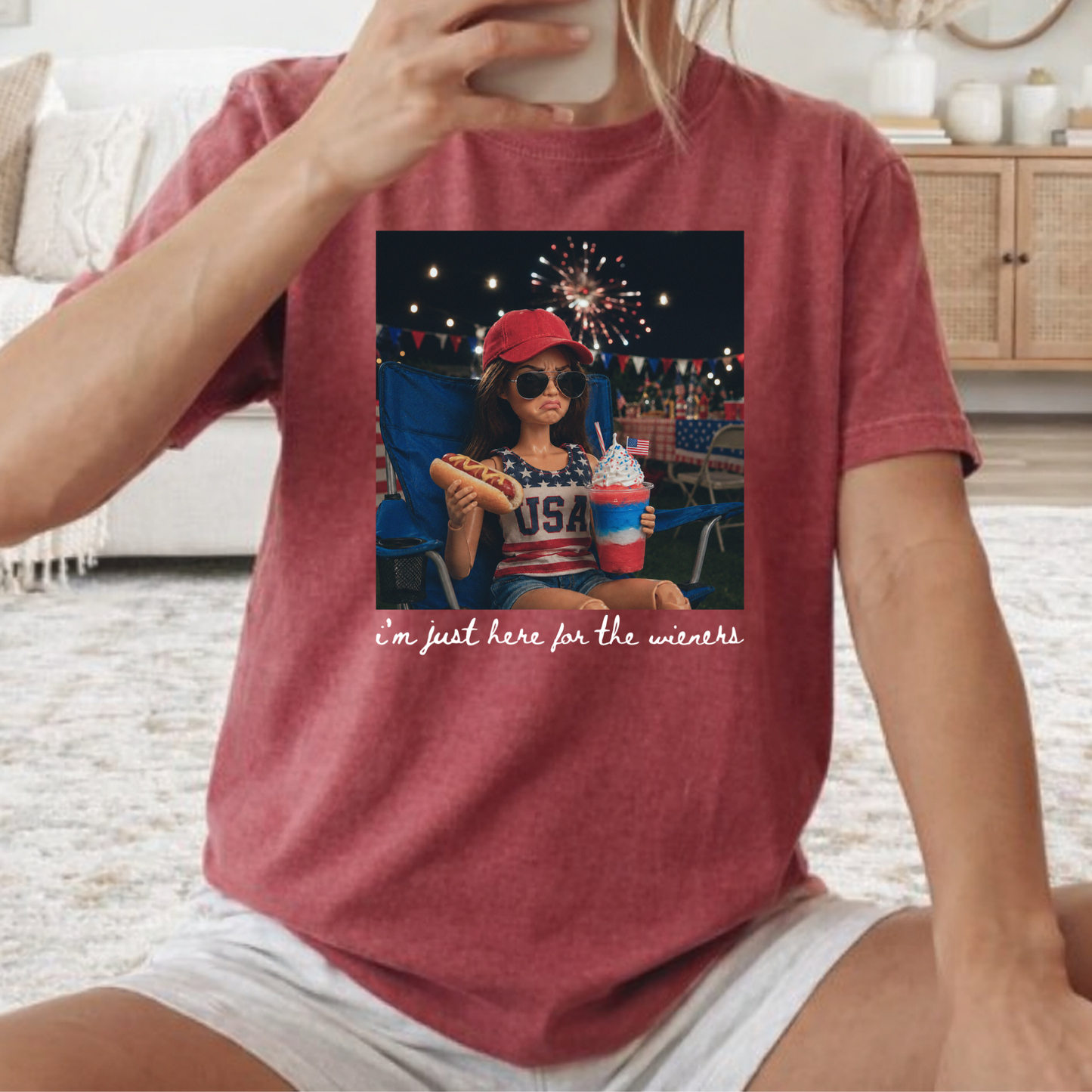 Here For The Wieners - Short Sleeve