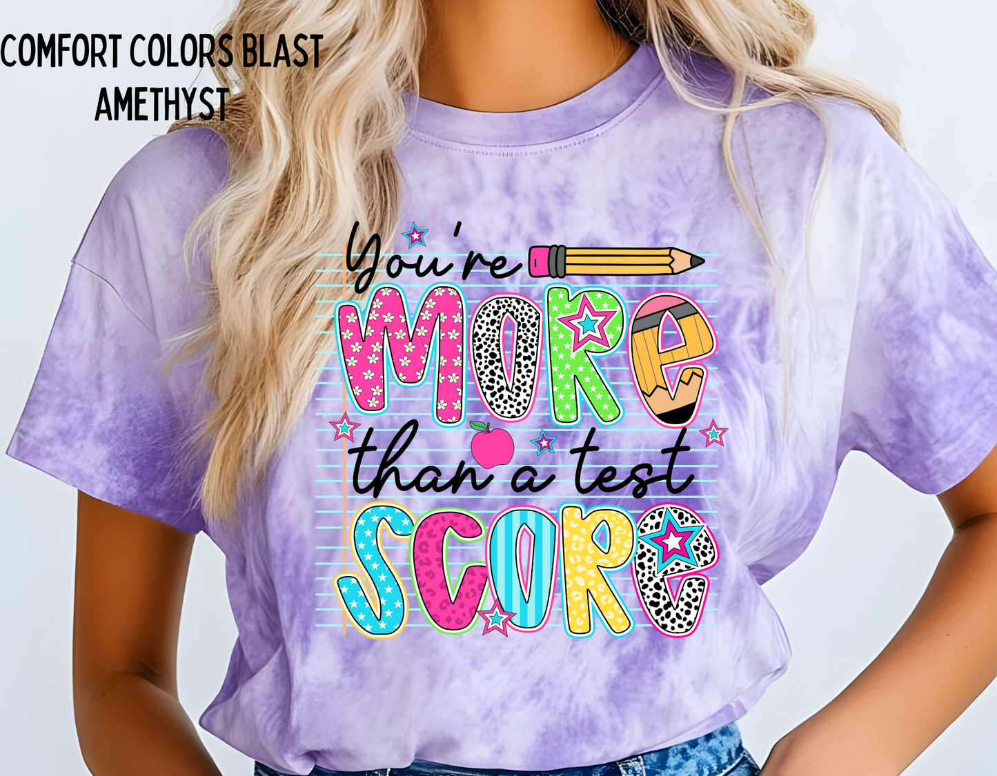 You're More Than A Test Score Short Sleeve T-Shirt
