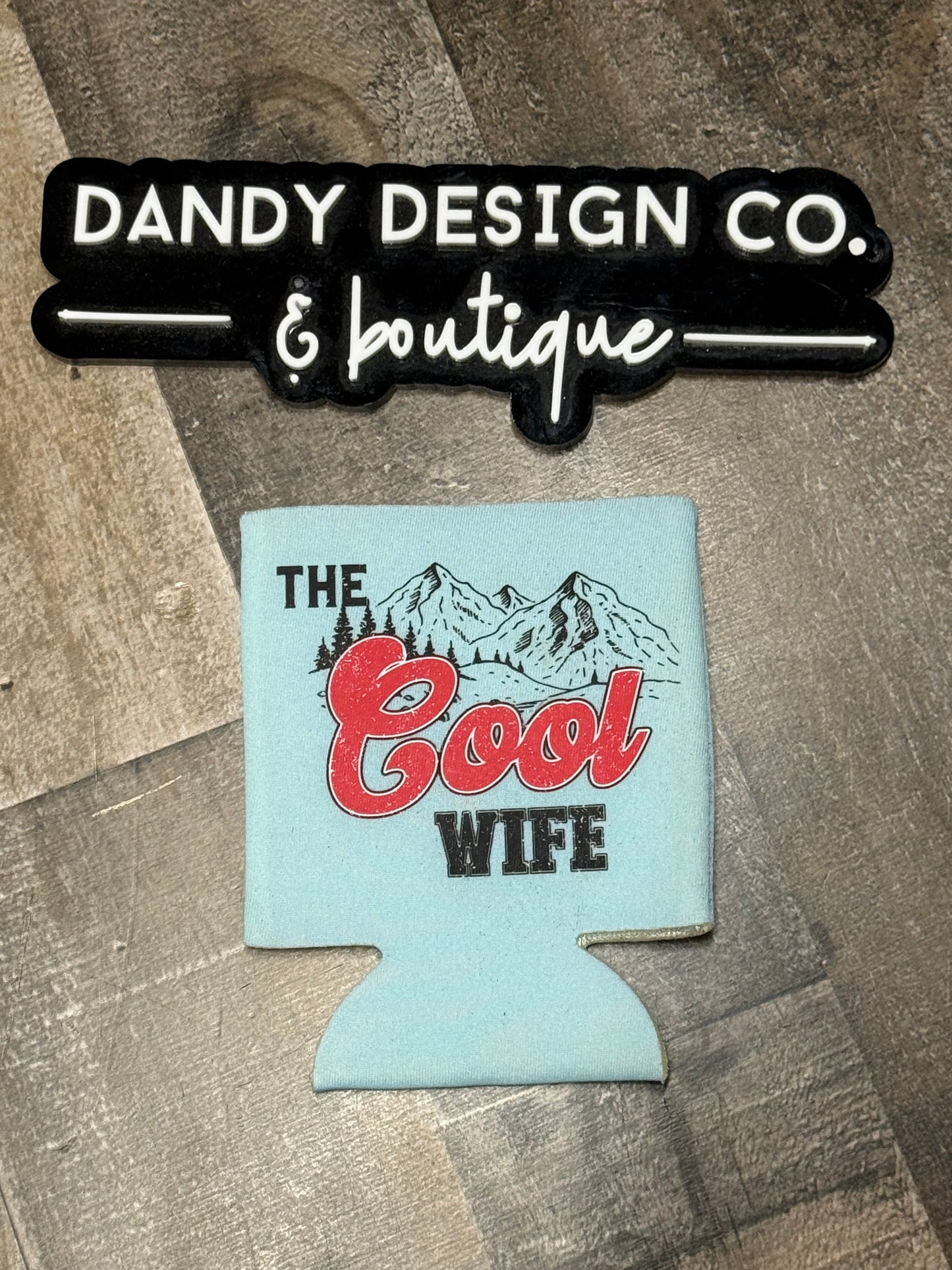 Cool Wife Blue Koozie