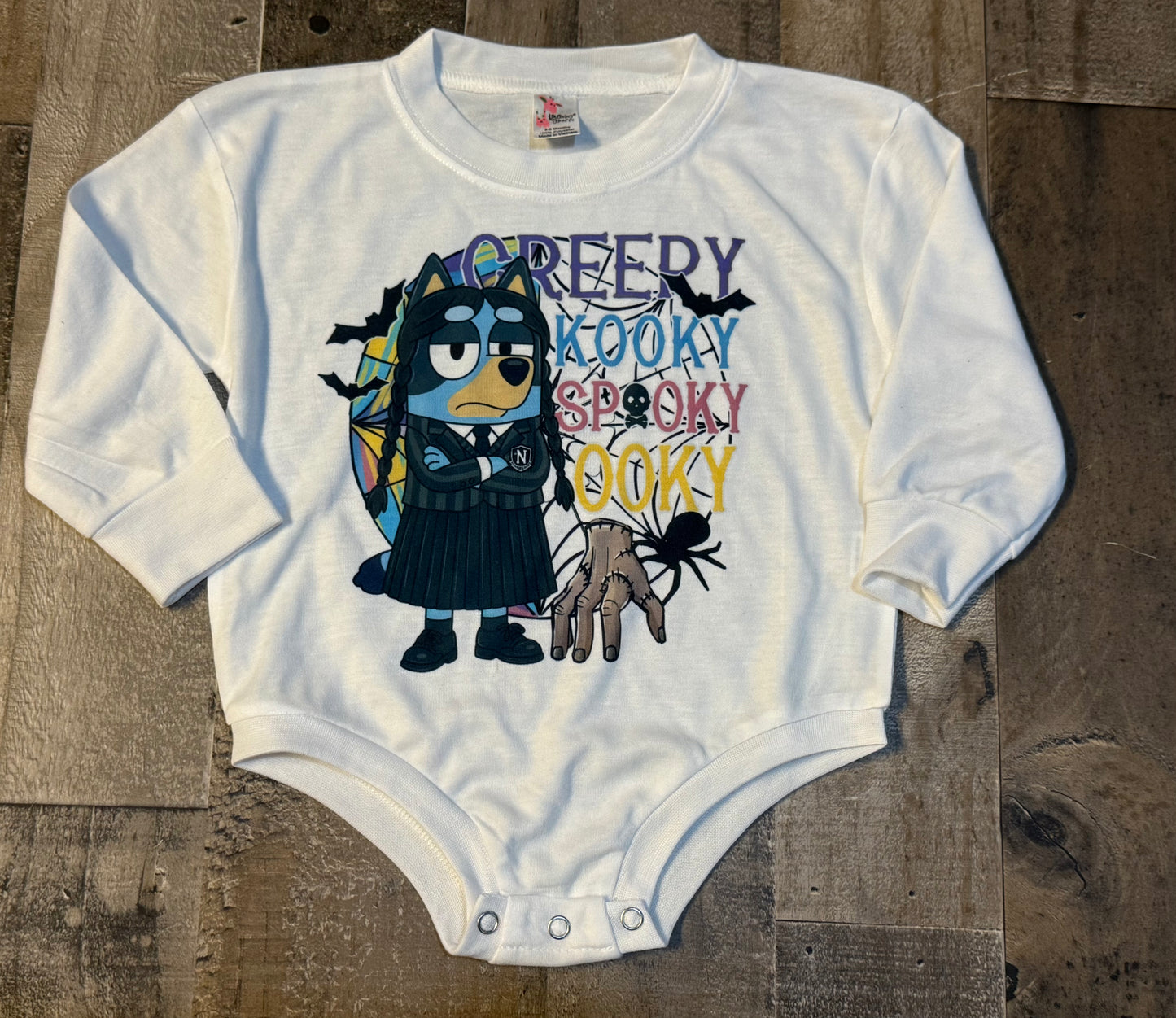 3/6M Creepy Kooky Long Sleeve Bubble