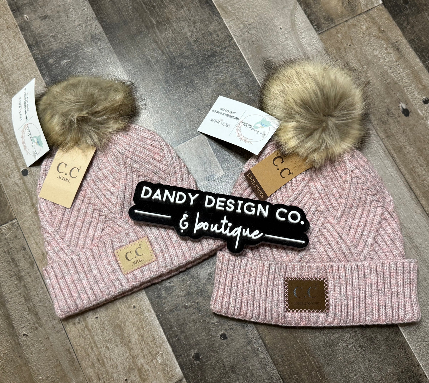 Kids/Adult CC Pom Beanie