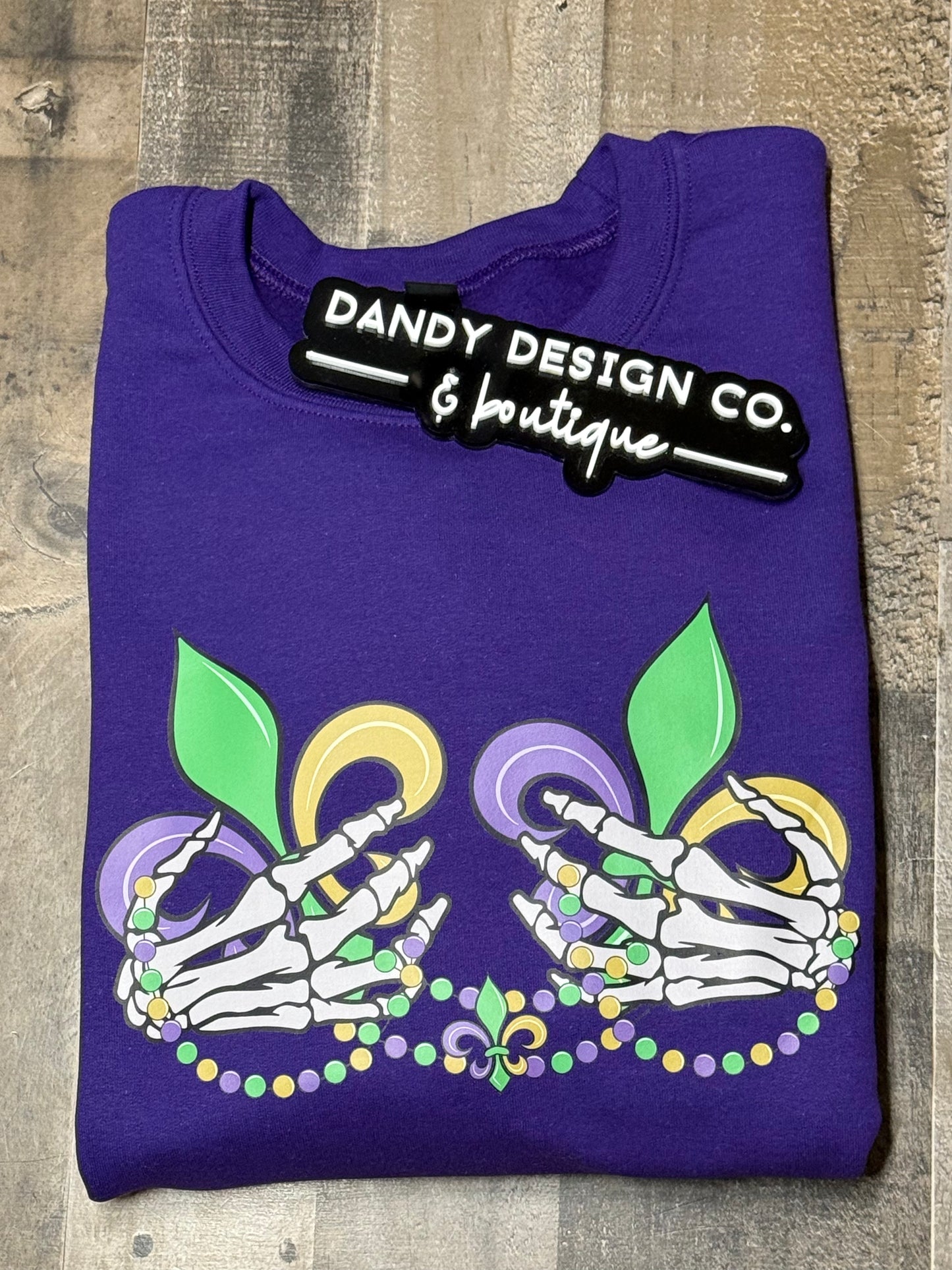 L Mardi Fleur Hands Sweatshirt