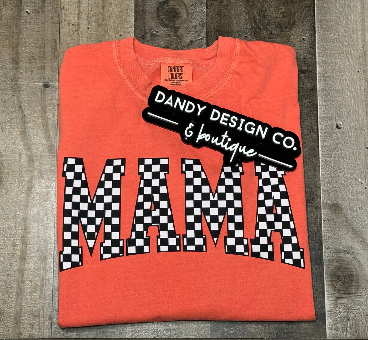 M Checkered Mama Short Sleeve