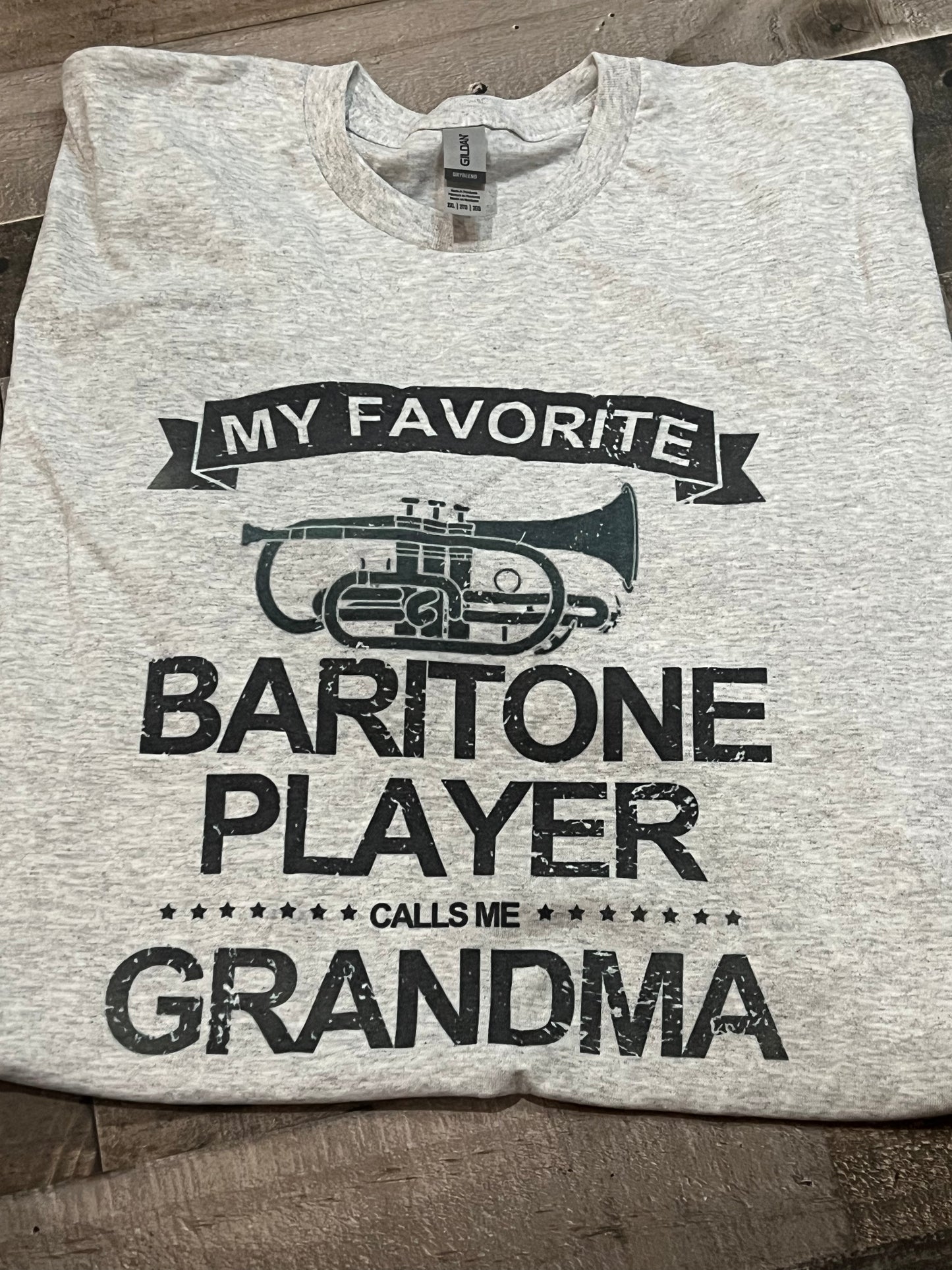 2X/XL- Baritone Grandma/Grandpa Short Sleeve *BLOOPER*