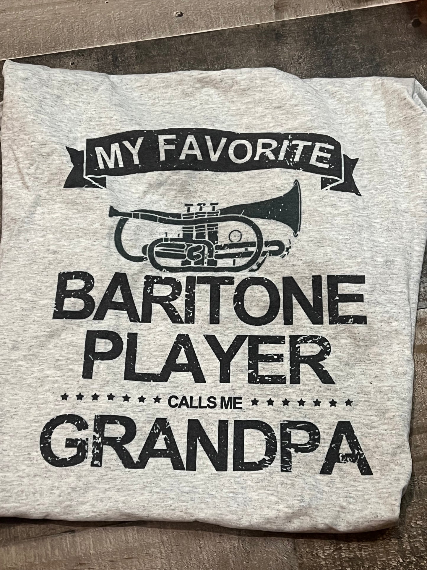 2X/XL- Baritone Grandma/Grandpa Short Sleeve *BLOOPER*