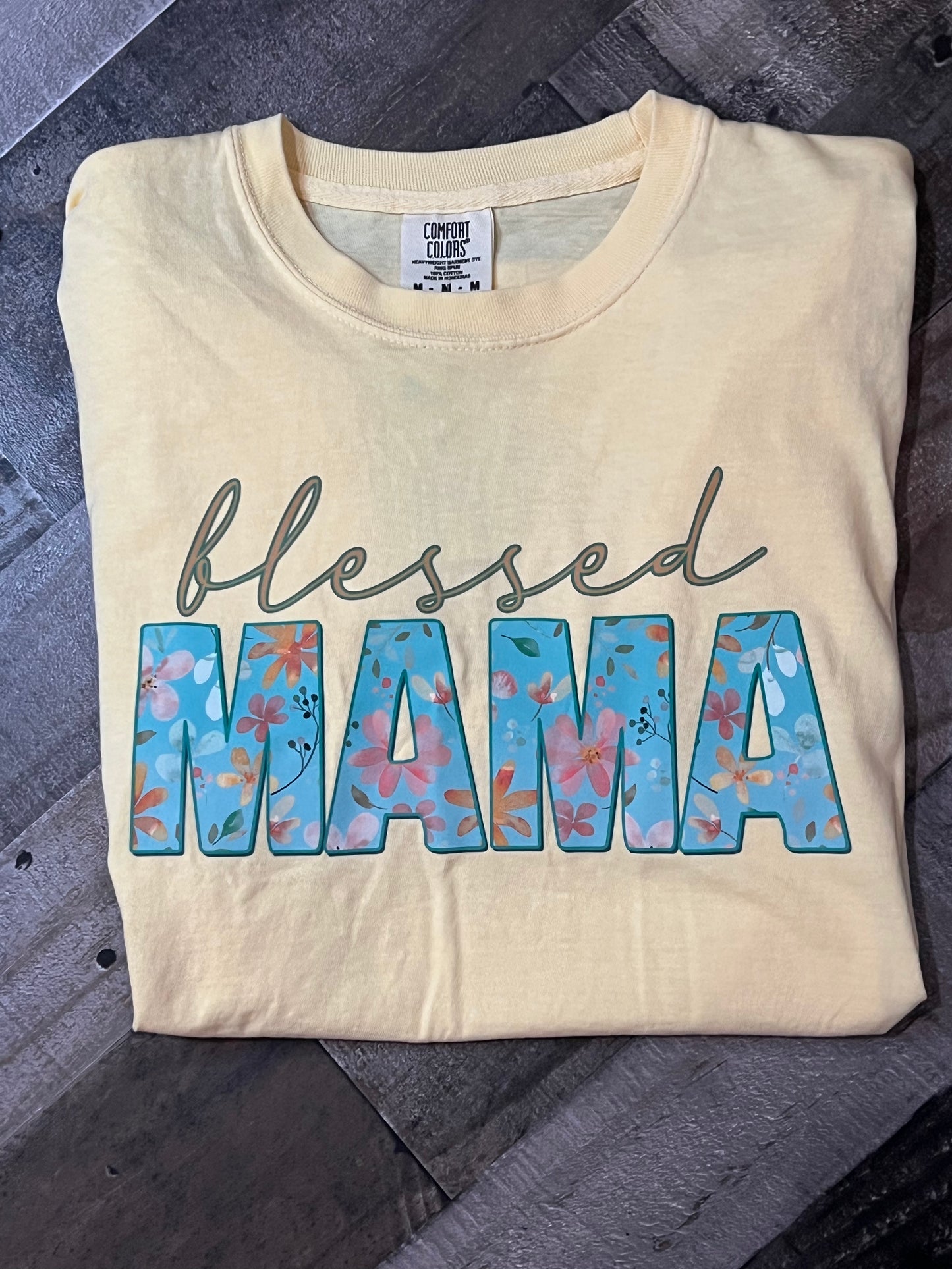 L/2X Blessed Mama Short Sleeve