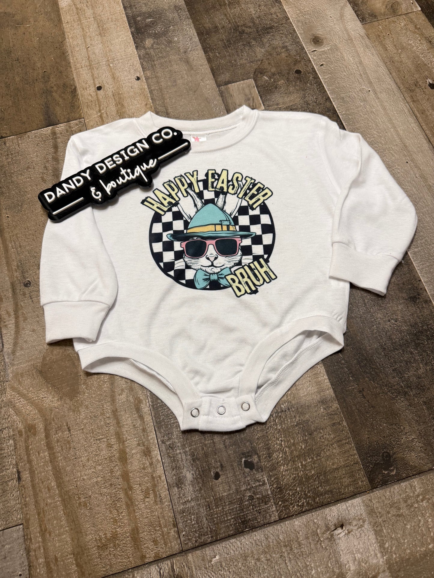 12-18M Easter Bruh Long Sleeve Bubble