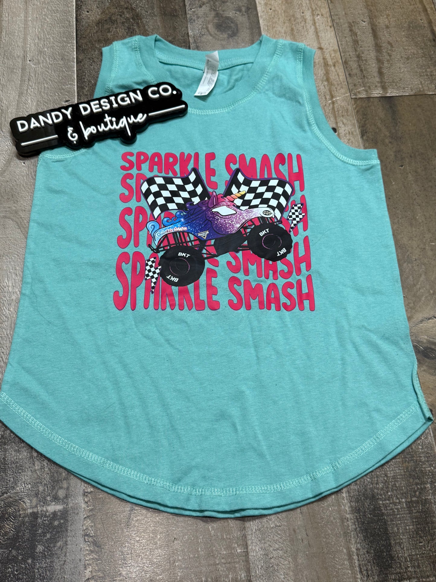 YM SS Monster Truck Tank Top
