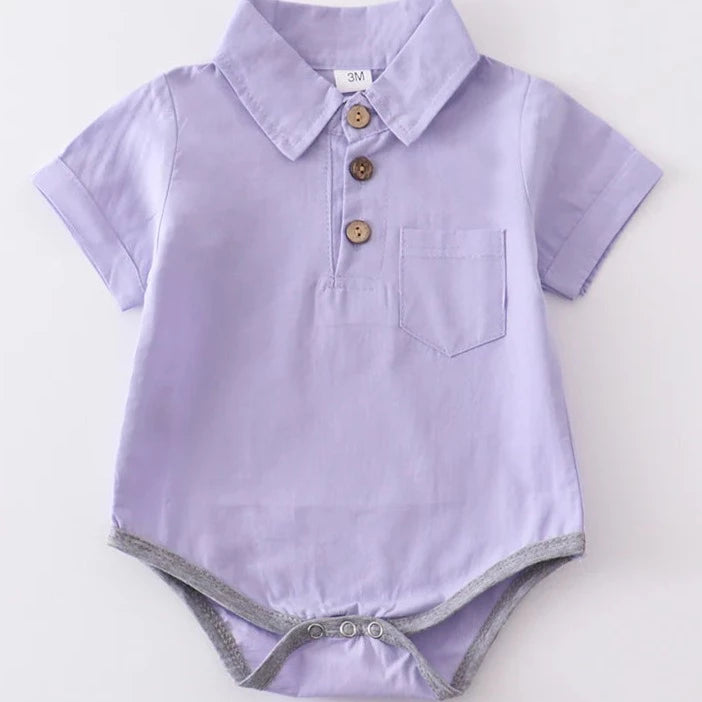 Purple Button Down