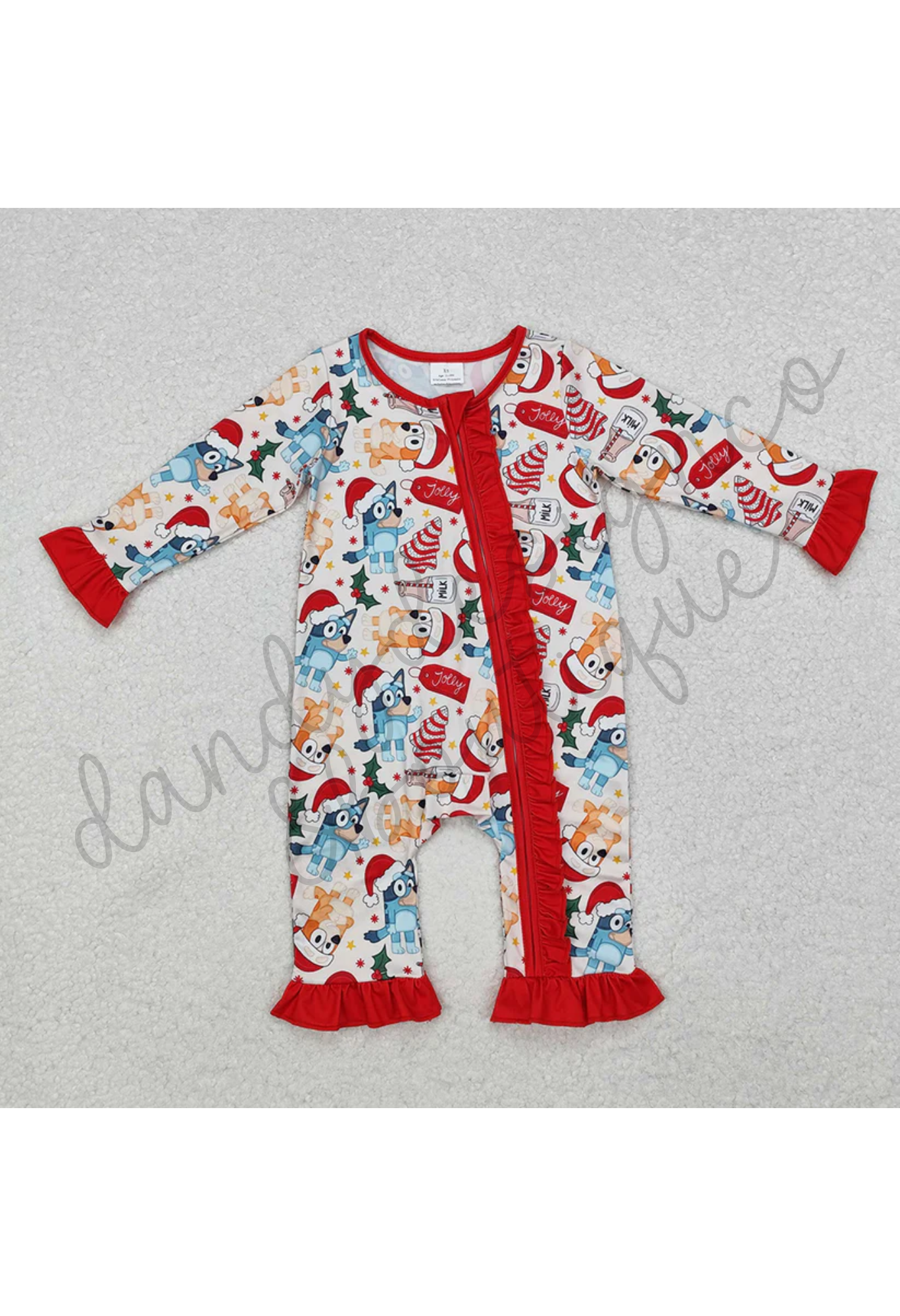 *PRE-ORDER* Christmas Blue Dog Pajamas