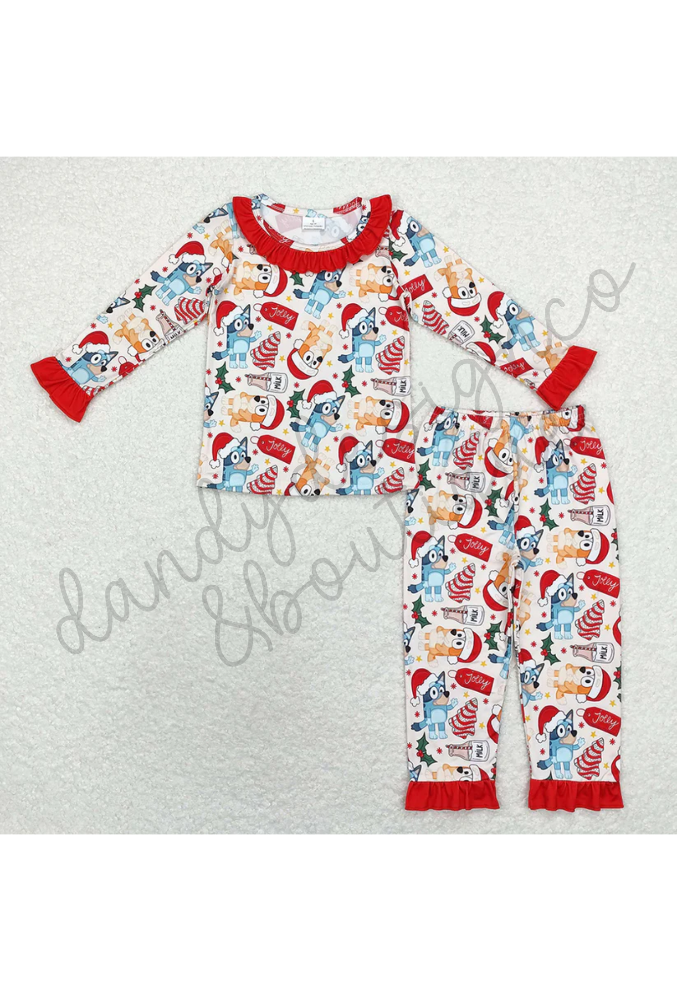 *PRE-ORDER* Christmas Blue Dog Pajamas