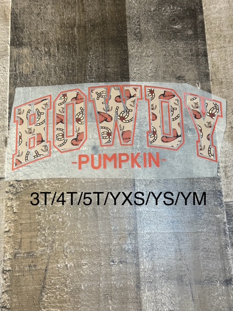 TODDLER YOUTH MYSTERY TEE - Howdy Pumpkin