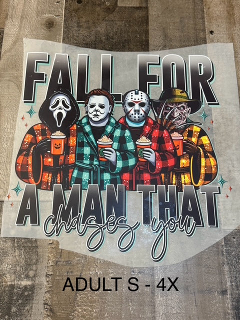 ADULT MYSTERY TEE - Fall For A Man That Chases You