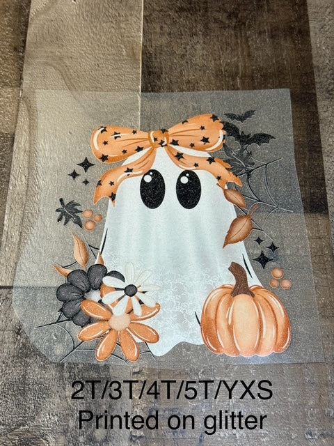 TODDLER/YOUTH MYSTERY TEE - Glitter Ghost