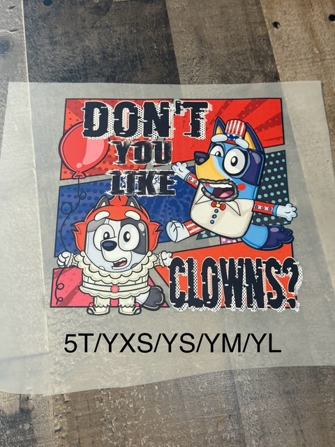 YOUTH MYSTERY TEE - Don't You Like Clowns