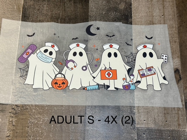 ADULT MYSTERY TEE - Nurse Ghost