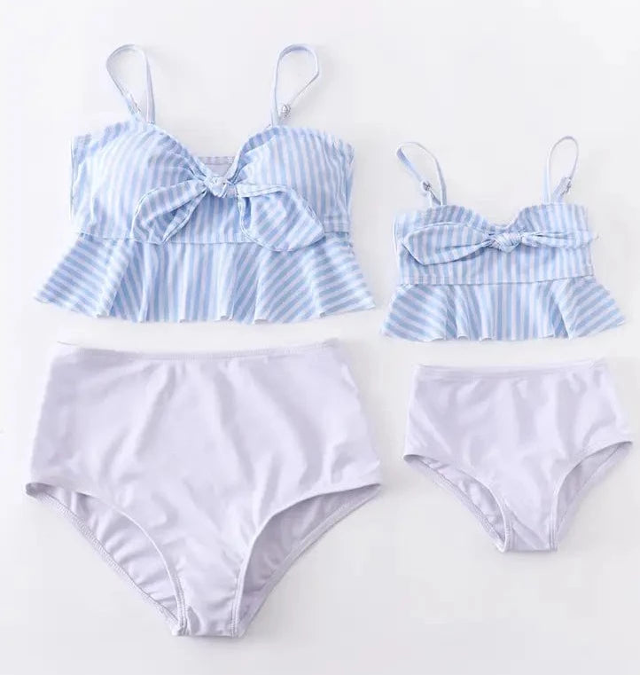 Mom+Me High Waist 2-Piece Swim Set