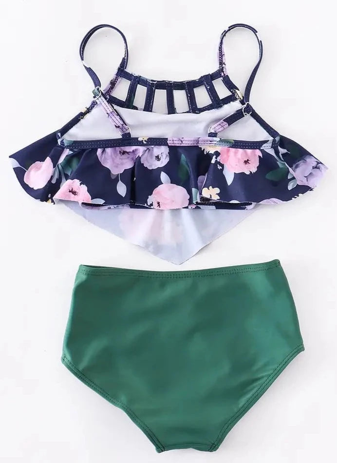 Mom+Me High Waist 2-Piece Swim Set