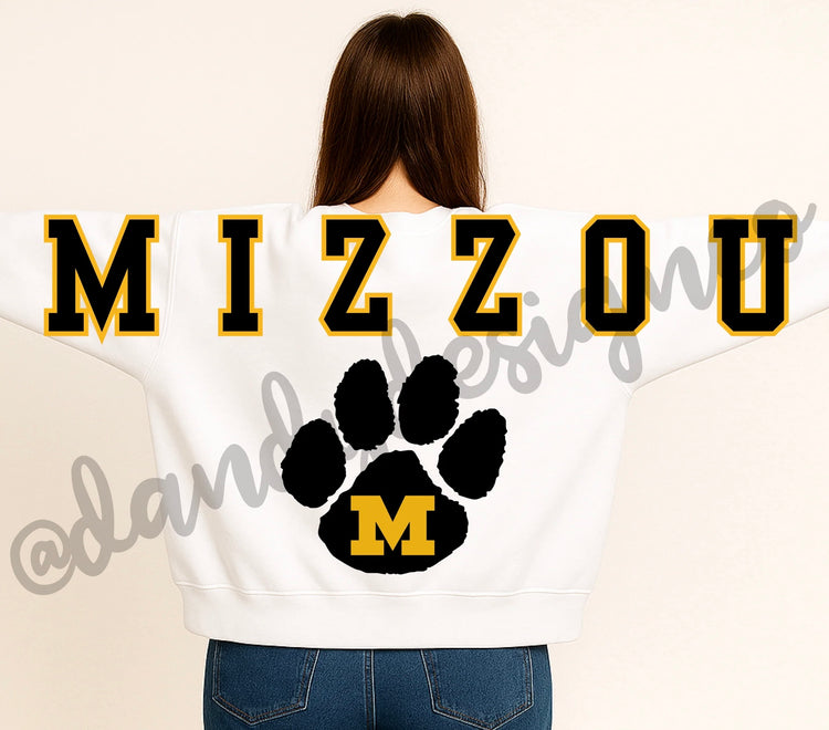Oversized Print Team Sweatshirts