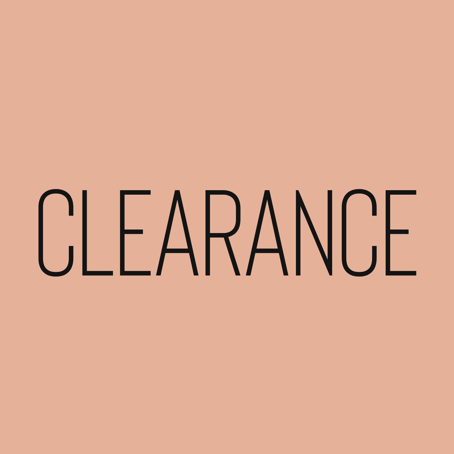 CLEARANCE