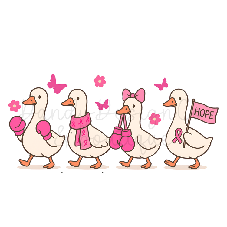 Breast Cancer Awareness Goose