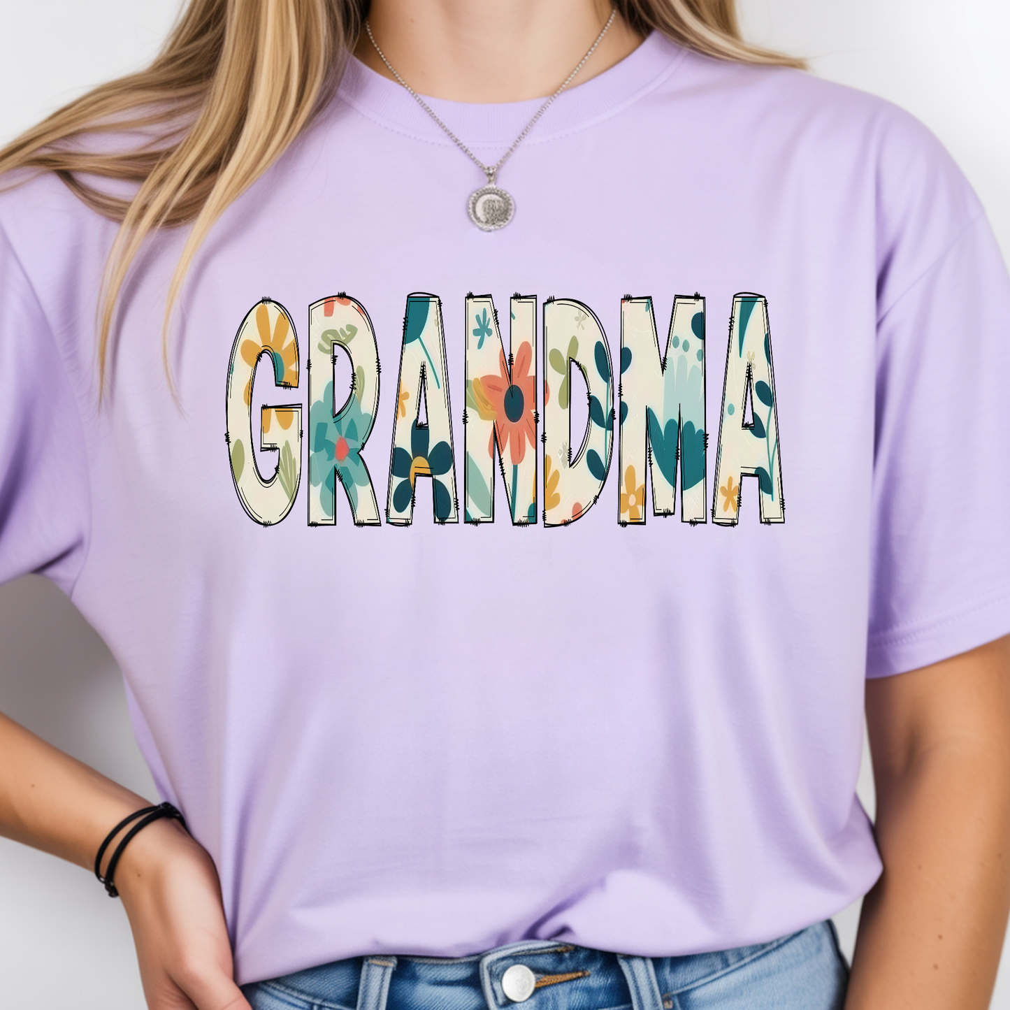 Floral Grandma - Short Sleeve