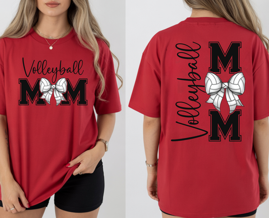 Volleyball Mom Bow - Short Sleeve