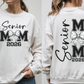 Volleyball Senior Mom Bow - Sweatshirt