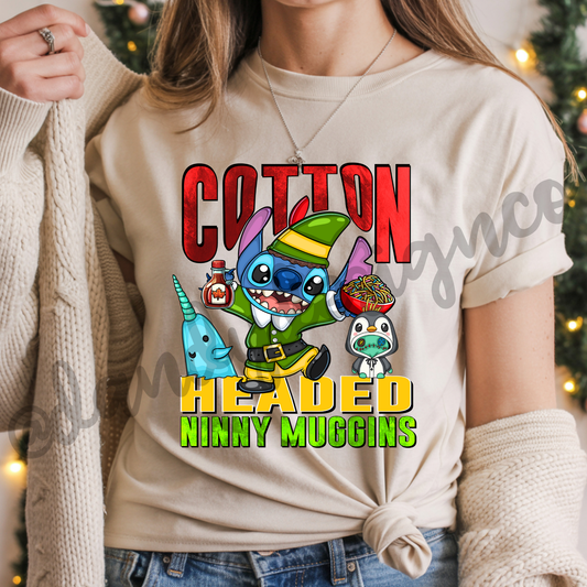 Cotton Elf Blue Alien - Short Sleeve