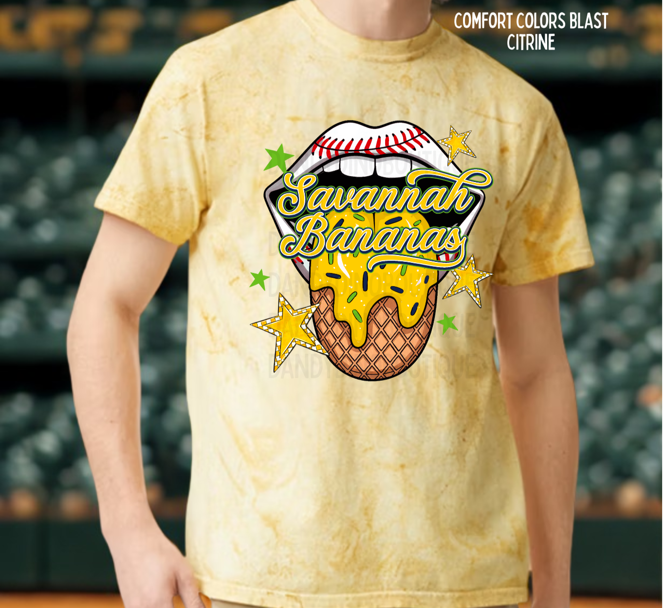 Banana Baseball Tongue Drip - Short Sleeve